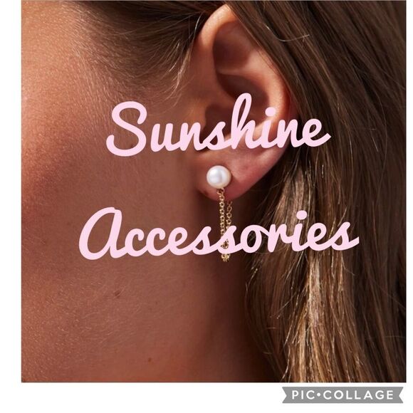 5/$25 WHITE PEARL and HEART EARRINGS - Picture 6 of 6